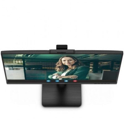 Monitor Profesional AOC Q27P3CW 27"/ QHD/ Webcam/ Multimedia/ Regulable en altura/ Negro