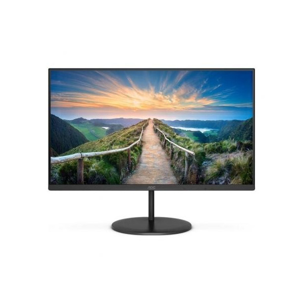 Monitor Profesional AOC Q27V4EA 27"/ QHD/ Multimedia/ Negro