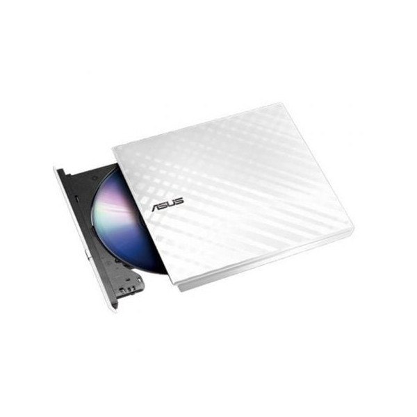 Grabadora Externa CD/DVD Asus SDRW-08DS2S-U Lite/ Blanco