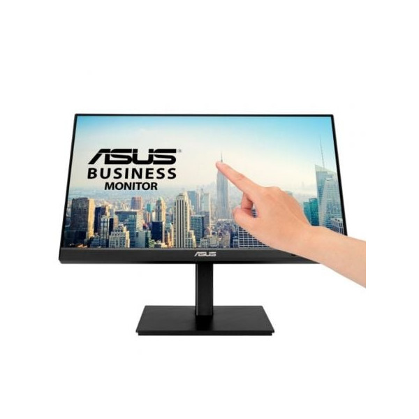 Monitor Profesional Táctil Asus BE24ECSBT 23.8"/ Full HD/ Multimedia/ Regulable en altura/ Negro