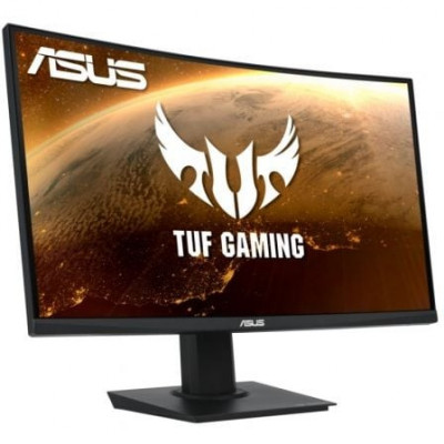 Monitor Gaming Curvo Asus TUF Gaming VG24VQE 23.6"/ Full HD/ 1ms/ 165Hz/ VA/ Negro