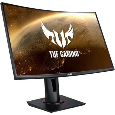 Monitor Gaming Curvo Asus VG27VQ 27"/ Full HD/ 1ms/ 165Hz/ VA/ Regulable en altura/ Multimedia/ Negro