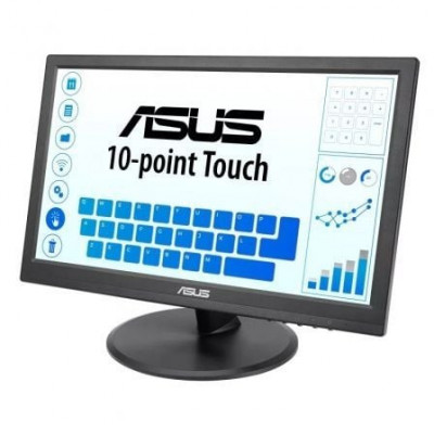 Monitor Profesional Táctil Asus VT168HR 15.6"/ WXGA/ Negro