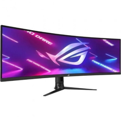 Monitor Gaming Ultrapanorámico Curvo Asus Rog Strix XG49WCR 49"/ Dual QHD/ 1ms/ 165Hz/ VA/ Regulable en altura/ Multimedia/ Negr