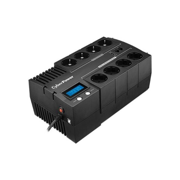 SAI Línea Interactiva Cyberpower BR1000ELCD/ 1000VA-600W/ 8 Salidas/ Formato Bloque