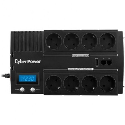 SAI Línea Interactiva Cyberpower BR1200ELCD/ 1200VA-720W/ 8 Salidas/ Formato Bloque