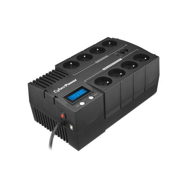 SAI Línea Interactiva Cyberpower BR700ELCD/ 700VA-420W/ 8 Salidas/ Formato Bloque