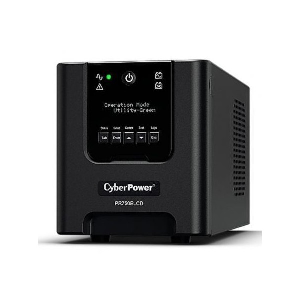 SAI Línea Interactiva Cyberpower PR750ELCD/ 750VA-675W/ 6 Salidas/ Formato Torre