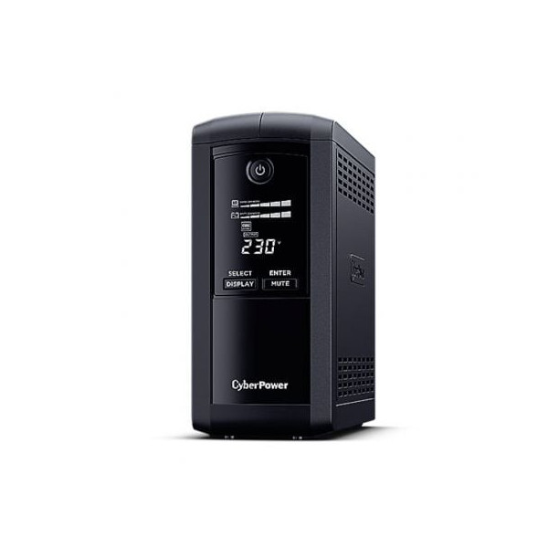 SAI Línea Interactiva Cyberpower VP1000ELCD/ 1000VA-550W/ 4 Salidas/ Formato Torre