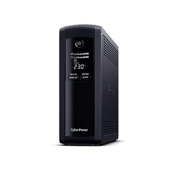 SAI Línea Interactiva Cyberpower VP1600ELCD/ 1600VA-960W/ 5 Salidas/ Formato Torre