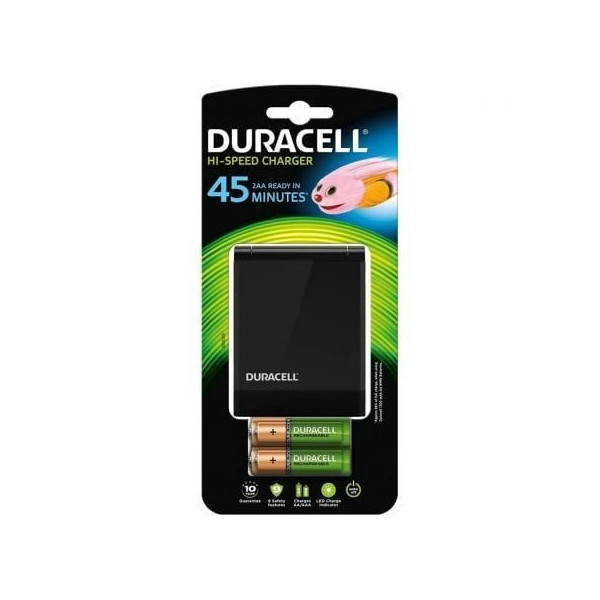 Cargador de Pilas Duracell CEF27EU-EU/ capacidad 2 pilas AA y AAA/ 2 Pilas AA y 2 AAA Incluidas