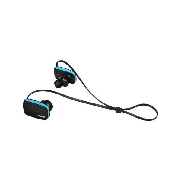 Auriculares Inalámbricos Deportivos Elbe ABT-038-DEP/ con Micrófono/ Bluetooth/ Azul y Negro