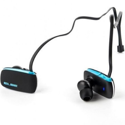 Auriculares Inalámbricos Deportivos Elbe ABT-038-DEP/ con Micrófono/ Bluetooth/ Azul y Negro