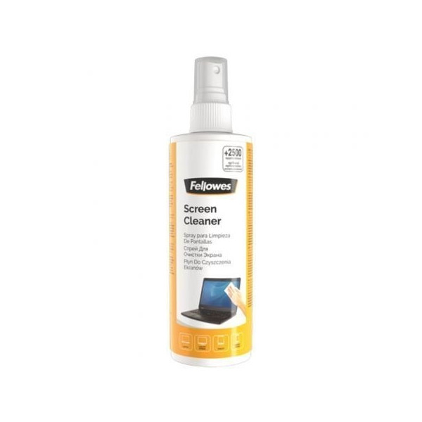 Spray Limpiador de Pantallas Fellowes 99718/ Capacidad 250ml