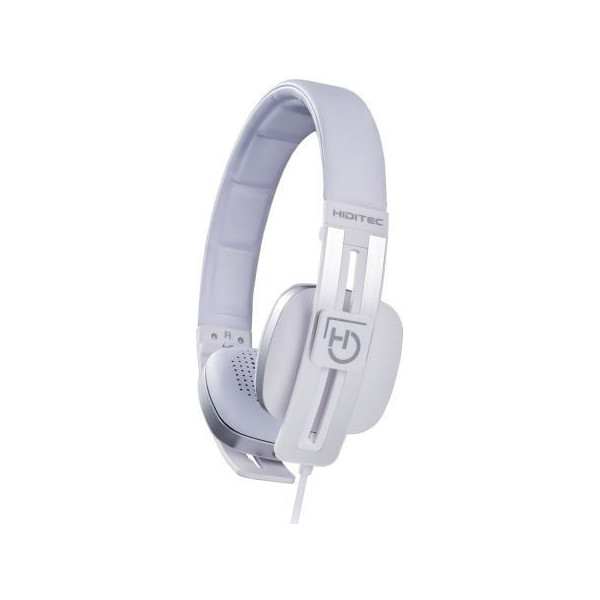 Auriculares Hiditec Wave White/ con Micrófono/ Jack 3.5/ Blancos