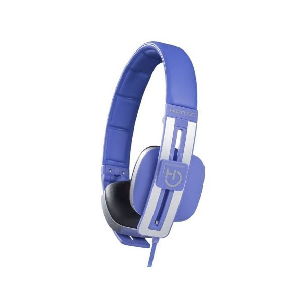 Auriculares Hiditec Wave WHP010003/ con Micrófono/ Jack 3.5/ Azules