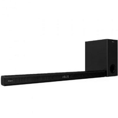 Barra de Sonido con Bluetooth Hisense HS218/ 200W/ 2.1/ Negra