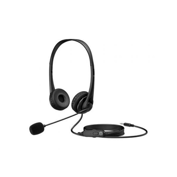 Auriculares HP G2 Stereo / con Micrófono/ Jack 3.5/ Negros