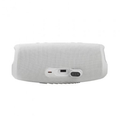 Altavoz con Bluetooth JBL Charge 5/ 40W/ 1.0/ Blanco