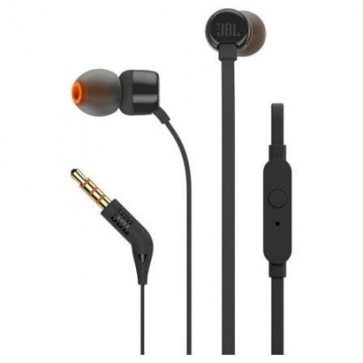 Auriculares Intrauditivos JBL Tune 110/ con Micrófono/ Jack 3.5/ Negros