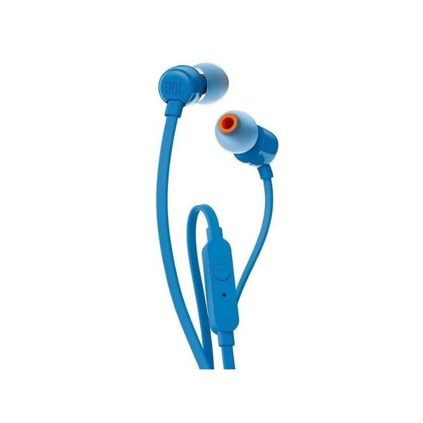 Auriculares Intrauditivos JBL Tune 110/ con Micrófono/ Jack 3.5/ Azules