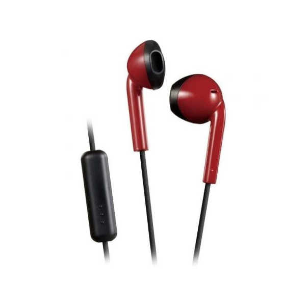 Auriculares Intrauditivos JVC HA-F19M-RB/ con Micrófono/ Jack 3.5/ Rojos