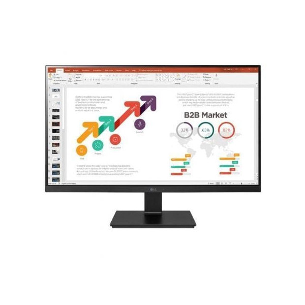 Monitor Profesional LG 24BL650C-B 23.8"/ Full HD/ Multimedia/ Regulable en altura/ Negro