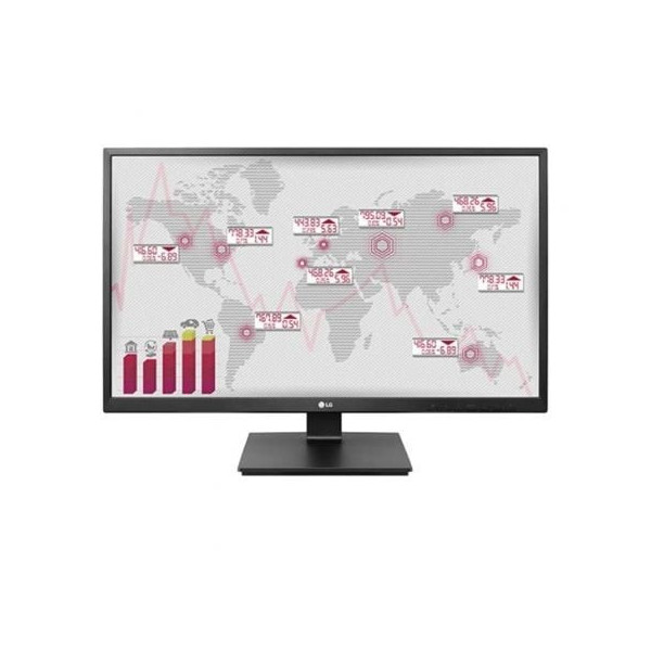 Monitor Profesional LG 27BK55YP-B 27"/ Full HD/ Multimedia/ Regulable en altura/ Negro