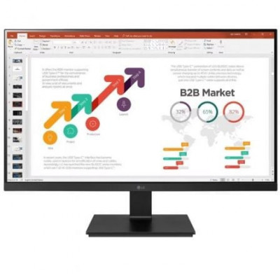 Monitor Profesional LG 27BL650C-B 27"/ Full HD/ Multimedia/ Regulable en altura/ Negro