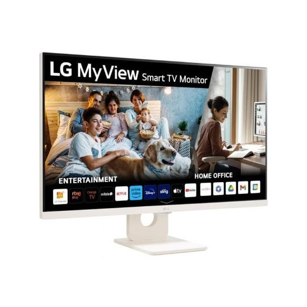 Smart Monitor LG MyView 27SR50F-W 27"/ Full HD/ Smart TV/ Multimedia/ Blanco