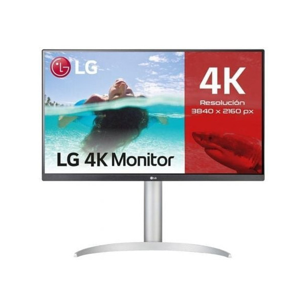 Monitor Profesional LG 27UP85NP-W 27"/ 4K/ Multimedia/ Regulable en altura/ Plata