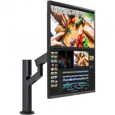 Monitor Profesional LG DualUp Ergo 28MQ780-B 27.6"/ SDQHD/ Multimedia/ Regulable en altura/ Negro