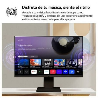 Smart Monitor LG MyView 32SR50F-B 31.5"/ Full HD/ Smart TV/ Multimedia/ Negro