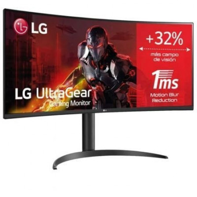 Monitor Gaming Ultrapanorámico Curvo LG UltraGear 34WP65CP-B 34"/ WQHD/ 1ms/ 160Hz/ VA/ Multimedia/ Negro