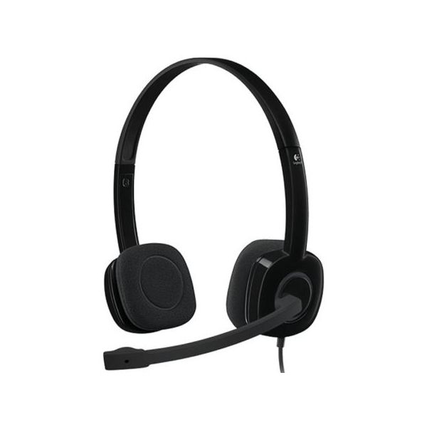 Auriculares Logitech H151/ con Micrófono/ Jack 3.5/ Negros