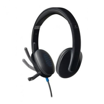 Auriculares Logitech H540/ con Micrófono/ USB/ Negros