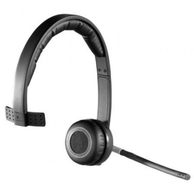 Auricular Inalámbrico Logitech H820E/ con Micrófono/ USB/ Radiofrecuencia/ Negro