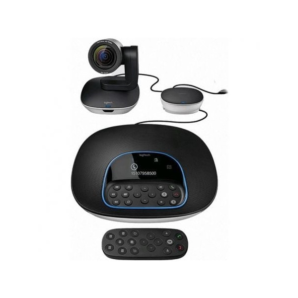 Sistema de  Videoconferencia Logitech Group/ Enfoque Automático/ Full HD