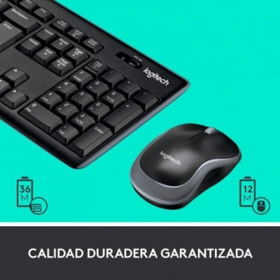 Teclado y Ratón Inalámbricos Logitech Wireless Combo MK270