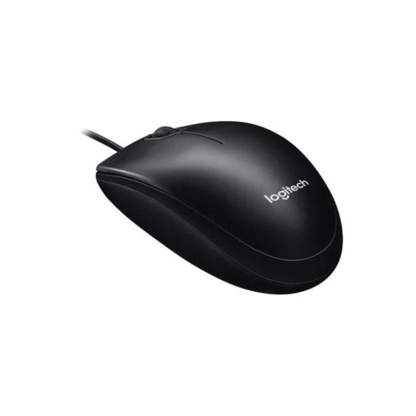 Ratón Logitech M100/ Hasta 1000 DPI/ Negro