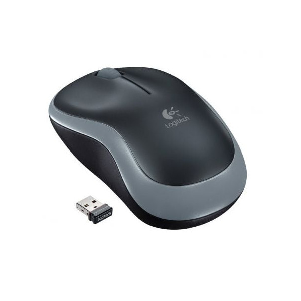 Ratón Inalámbrico Logitech M185/ Hasta 1000 DPI/ Gris