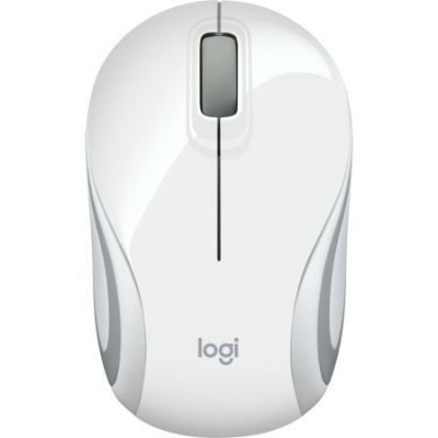 Ratón Mini Inalámbrico Logitech M187/ Hasta 1000 DPI/ Blanco