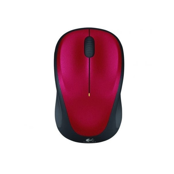 Ratón Inalámbrico Logitech M235/ Hasta 1000 DPI/ Rojo