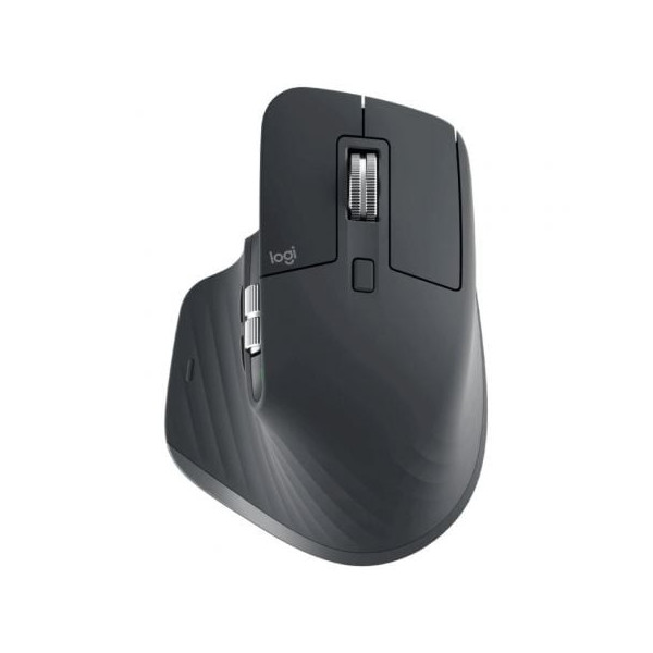 Ratón Ergonómico Inalámbrico por Bluetooth Logitech MX Master 3S/ Batería recargable/ Hasta 8000 DPI/ Grafito