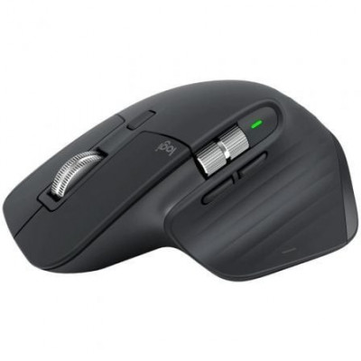 Ratón Ergonómico Inalámbrico por Bluetooth Logitech MX Master 3S/ Batería recargable/ Hasta 8000 DPI/ Grafito