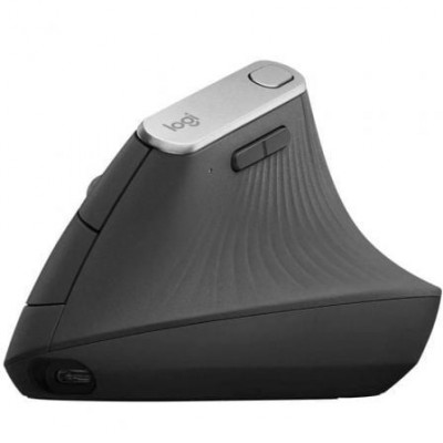 Ratón Ergonómico Inalámbrico por Bluetooth Logitech Vertical MX/ Batería recargable/ Hasta 4000 DPI