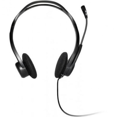 Auriculares Logitech Headset PC 960/ con Micrófono/ USB/ Negros