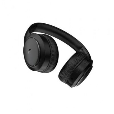 Auriculares Inalámbricos Meliconi Flash EVO/ Bluetooth/ Jack 3.5/ Negro/ Incluye Soporte y Funda de Transporte