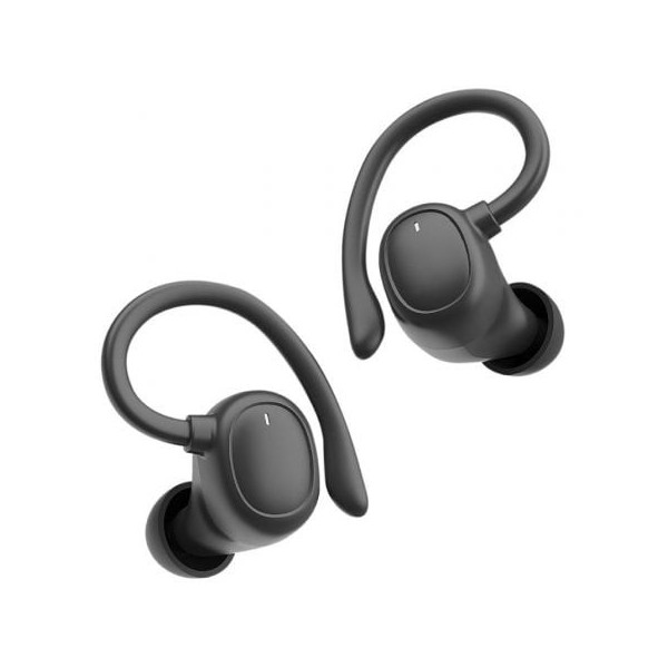 Auriculares Deportivos Bluetooth Muvit iO Smart True Wireless Sport ENC con estuche de carga/ Autonomía 6h/ Negros