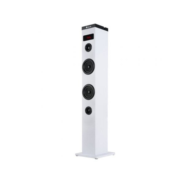 Torre de Sonido con Bluetooth NGS SKY CHARM/ 50W/ 2.0/ Blanca